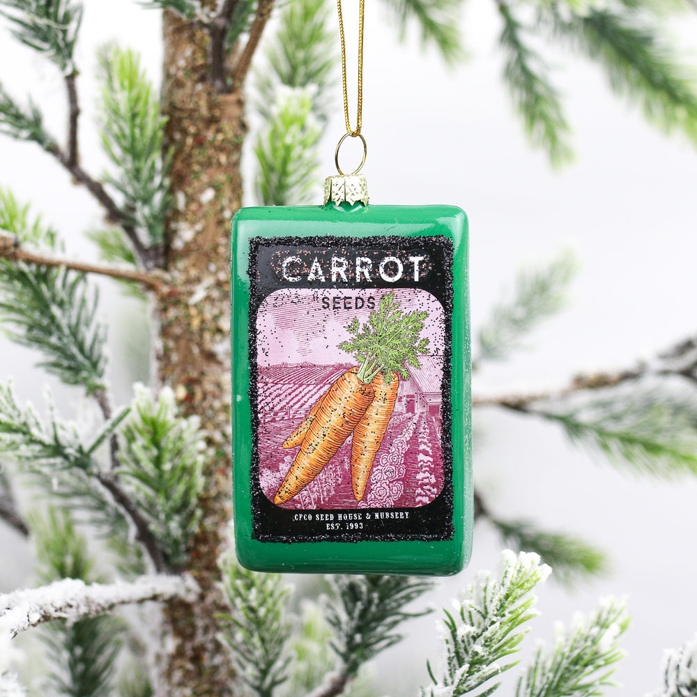 Vegetable Seed Packet Ornament