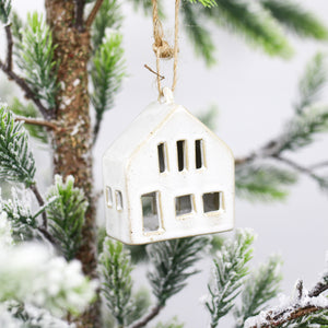 
                
                    Load image into Gallery viewer, Stoneware Chalet Ornament
                
            