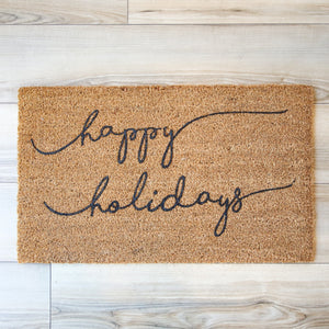 
                
                    Load image into Gallery viewer, Happy Holidays Doormat
                
            
