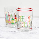 Whimsical Holiday Cocktail Glass