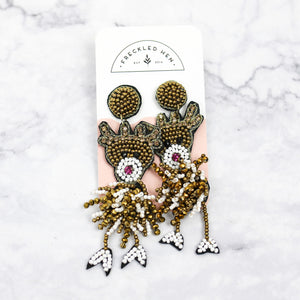 
                
                    Load image into Gallery viewer, Rudolph Beaded Earrings
                
            