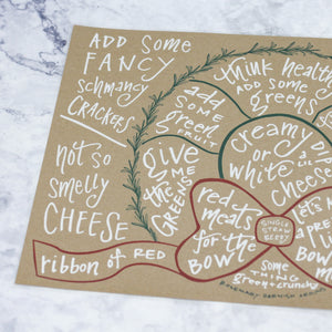Wreath Charcuterie Cheat Sheet