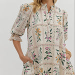 Floral Panel Dress