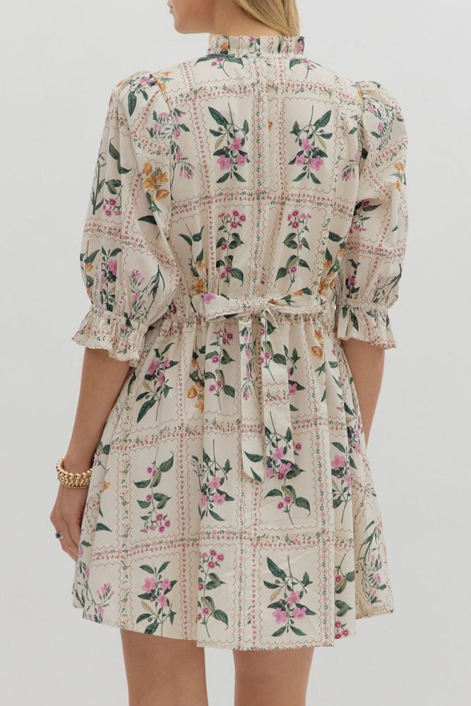 Floral Panel Dress