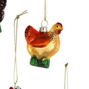 Colorful Chicken Ornament