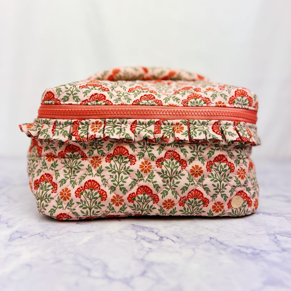 Everbloom Quilted Cosmetic Bag
