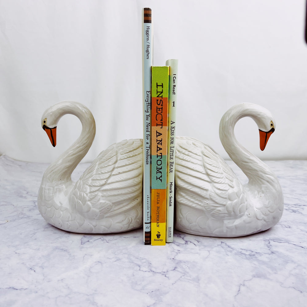 Swan Bookends