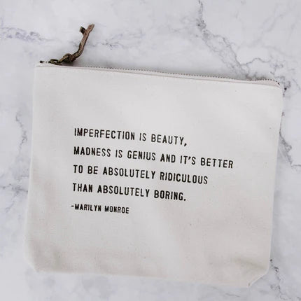 Quote Pouch - Marilyn Monroe