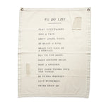 To-Do List Canvas Wall Hanging
