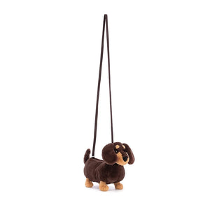 Plush Sausage Dog Bag