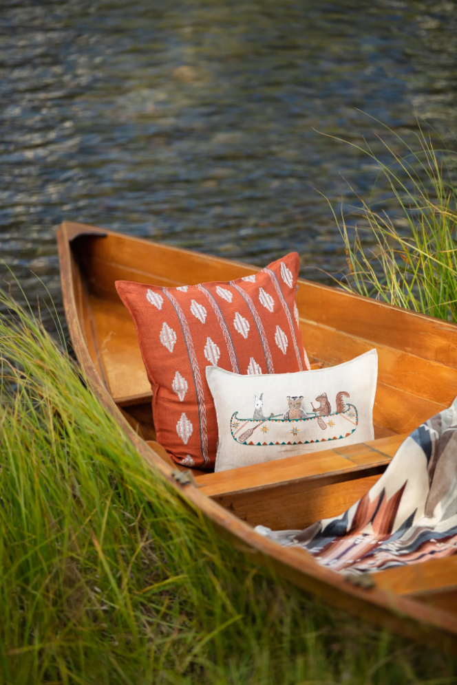 
                
                    Load image into Gallery viewer, Friends Canoe Pocket Pillow
                
            