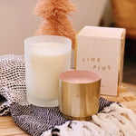 Pink Pine Boxed Candle