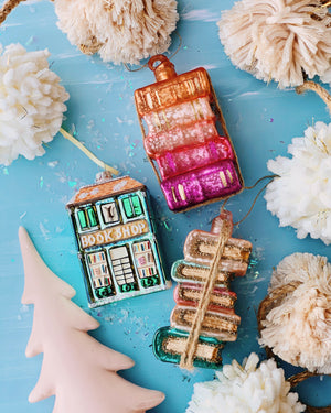 Bookstack Ornament
