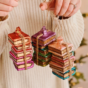 Bookstack Ornament
