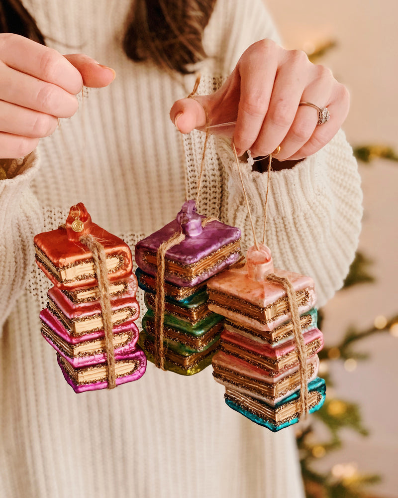 Bookstack Ornament