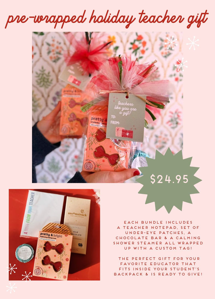 Pre-Wrapped Holiday Teacher Gift