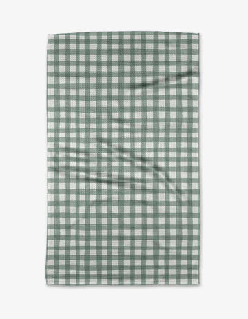 Picnic Gingham Recycled Tea Towel