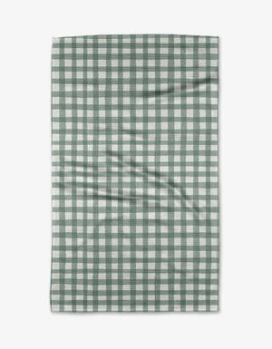 Picnic Gingham Recycled Tea Towel