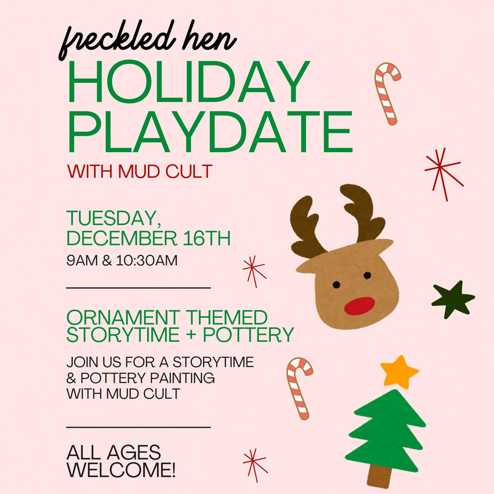 Make Your Own Ornament Holiday Playdate: DEC 16th