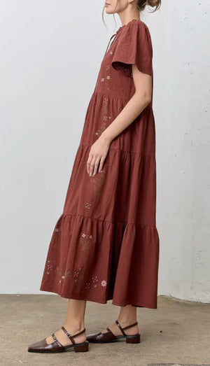 Burgundy Maxi Dress