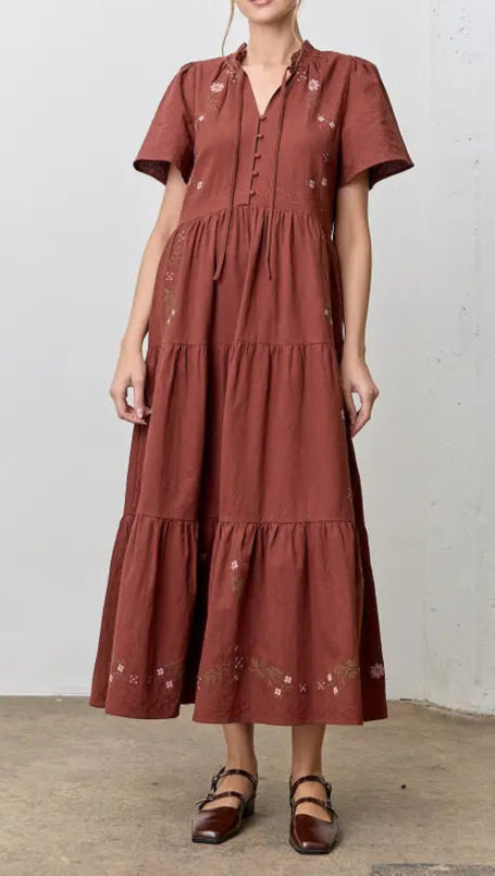 Burgundy Maxi Dress