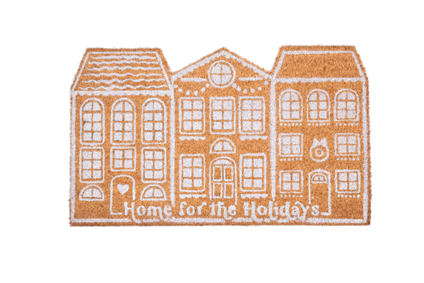 
                
                    Load image into Gallery viewer, Gingerbread House Door Mat
                
            