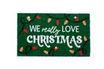 We Really Love Christmas Door Mat