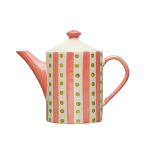 
                
                    Load image into Gallery viewer, Pink and Green Teapot
                
            
