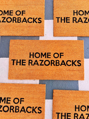 Home of the Razorbacks Doormat