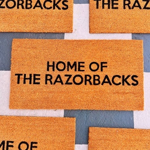 Home of the Razorbacks Doormat