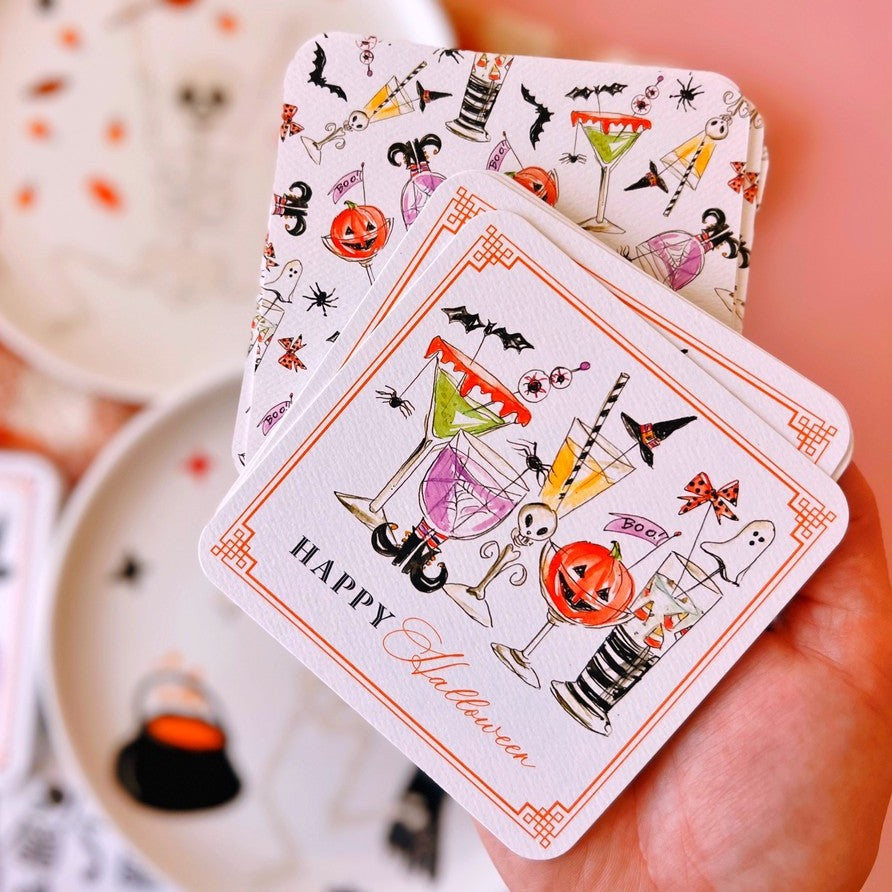 
                
                    Load image into Gallery viewer, Halloween Paper Coasters
                
            