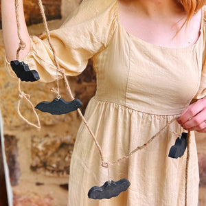 Wooden Bat Garland
