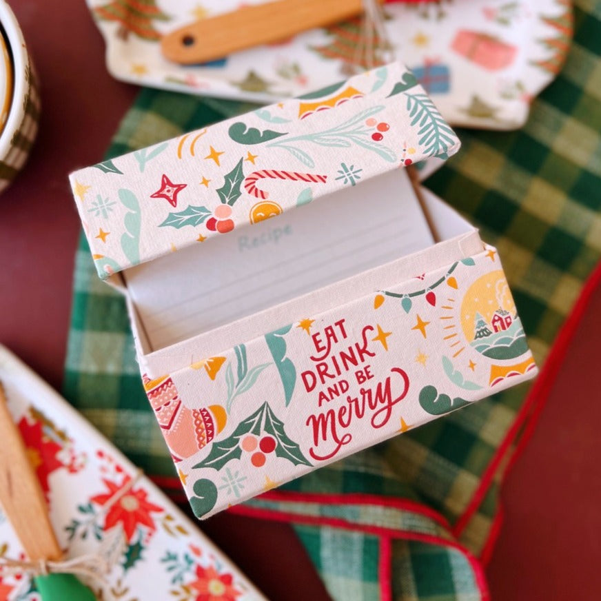 Eat, Drink & Be Merry Recipe Box Set