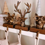 Brass Animal Stocking Holder