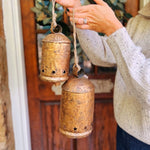 Distressed Metal and Wood Bell