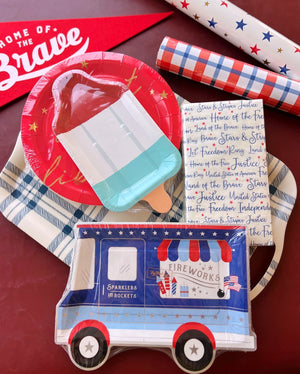 Patriotic Paper Plate Set