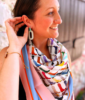 
                
                    Load image into Gallery viewer, Brookes Wright Design Scarfs
                
            
