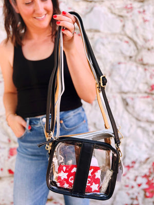 Clear Game Day Crossbody
