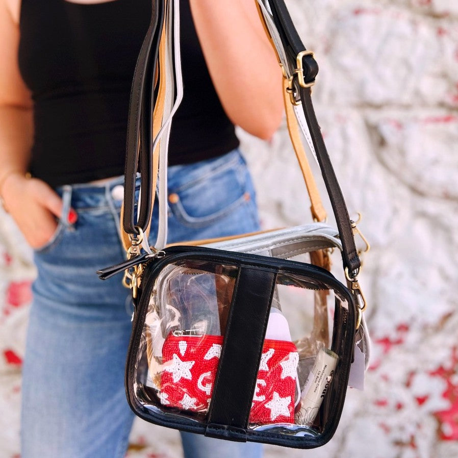 Clear Game Day Crossbody
