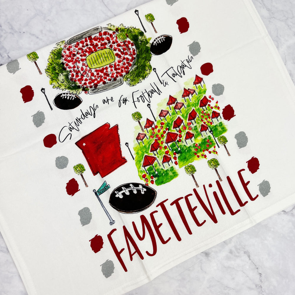 
                
                    Load image into Gallery viewer, Fayetteville Football Tea Towel
                
            