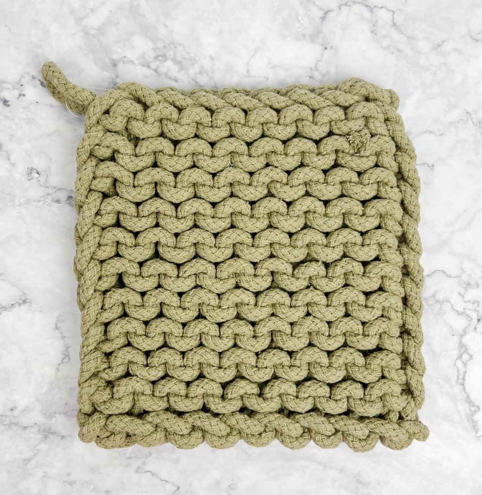 
                
                    Load image into Gallery viewer, Neutral Woven Pot Holder
                
            