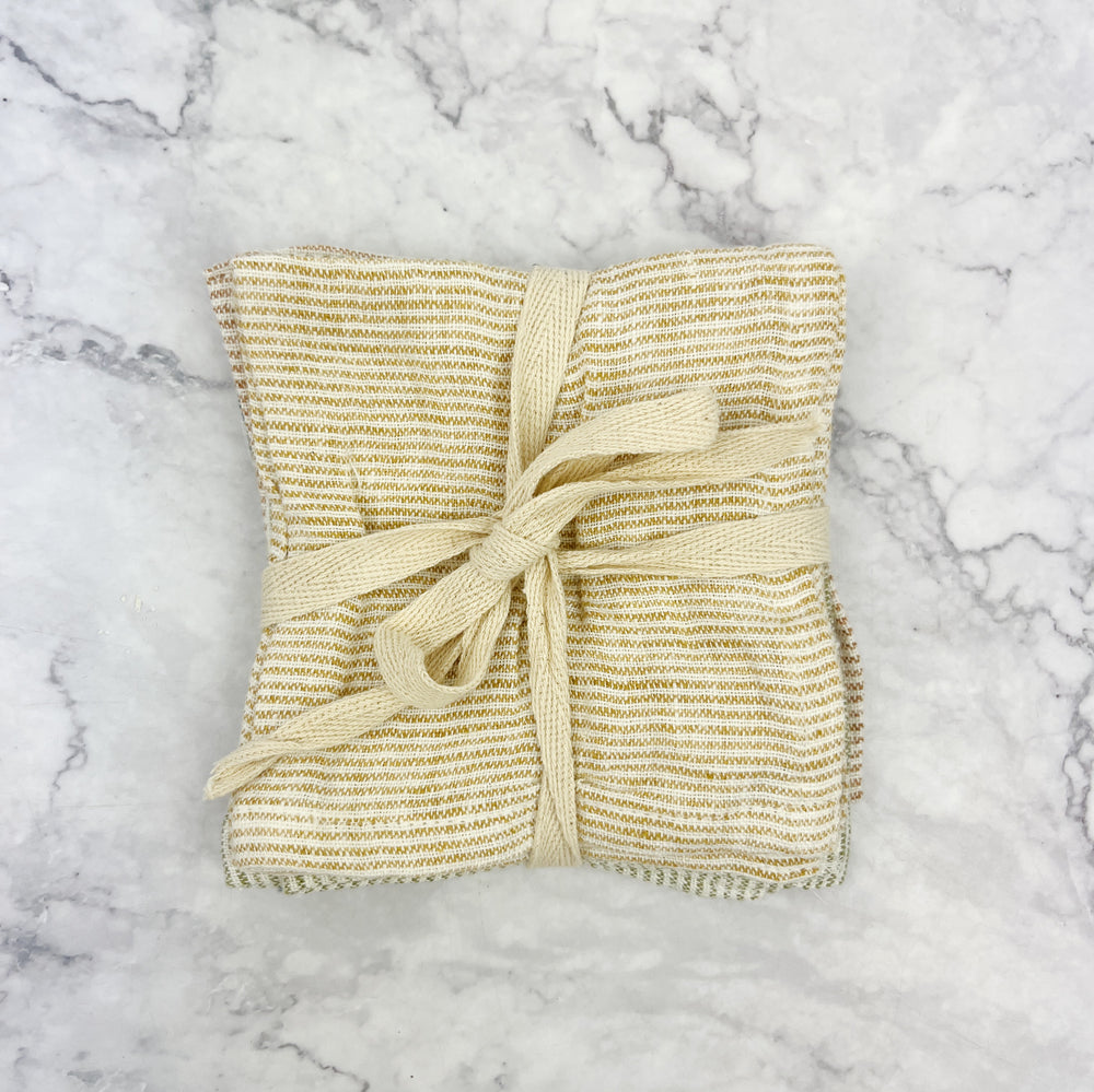 Striped Cotton Napkin Set