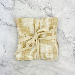 
                
                    Load image into Gallery viewer, Striped Cotton Napkin Set
                
            