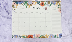 2024 Floral Appointment Wall Calendar