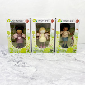 Tender Leaf Wooden Doll Set