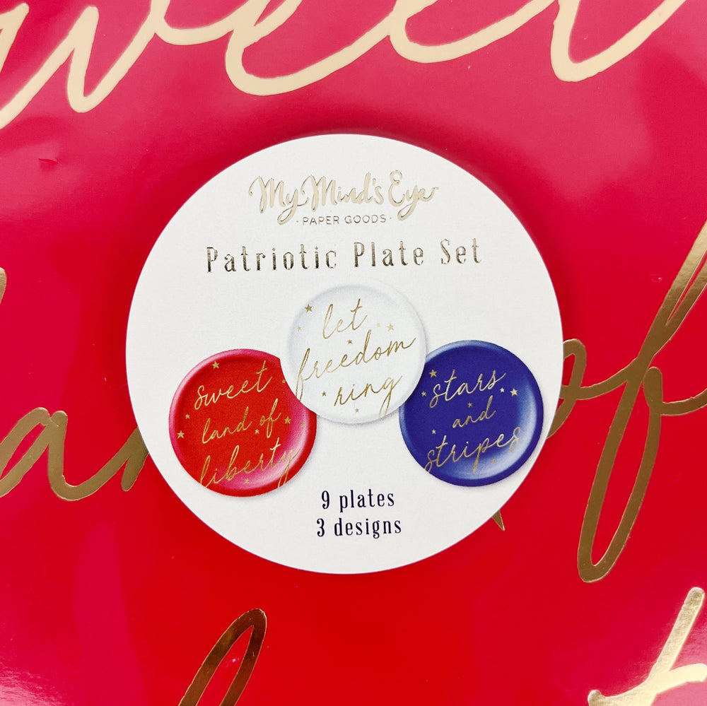 
                
                    Load image into Gallery viewer, Patriotic Paper Plate Set
                
            
