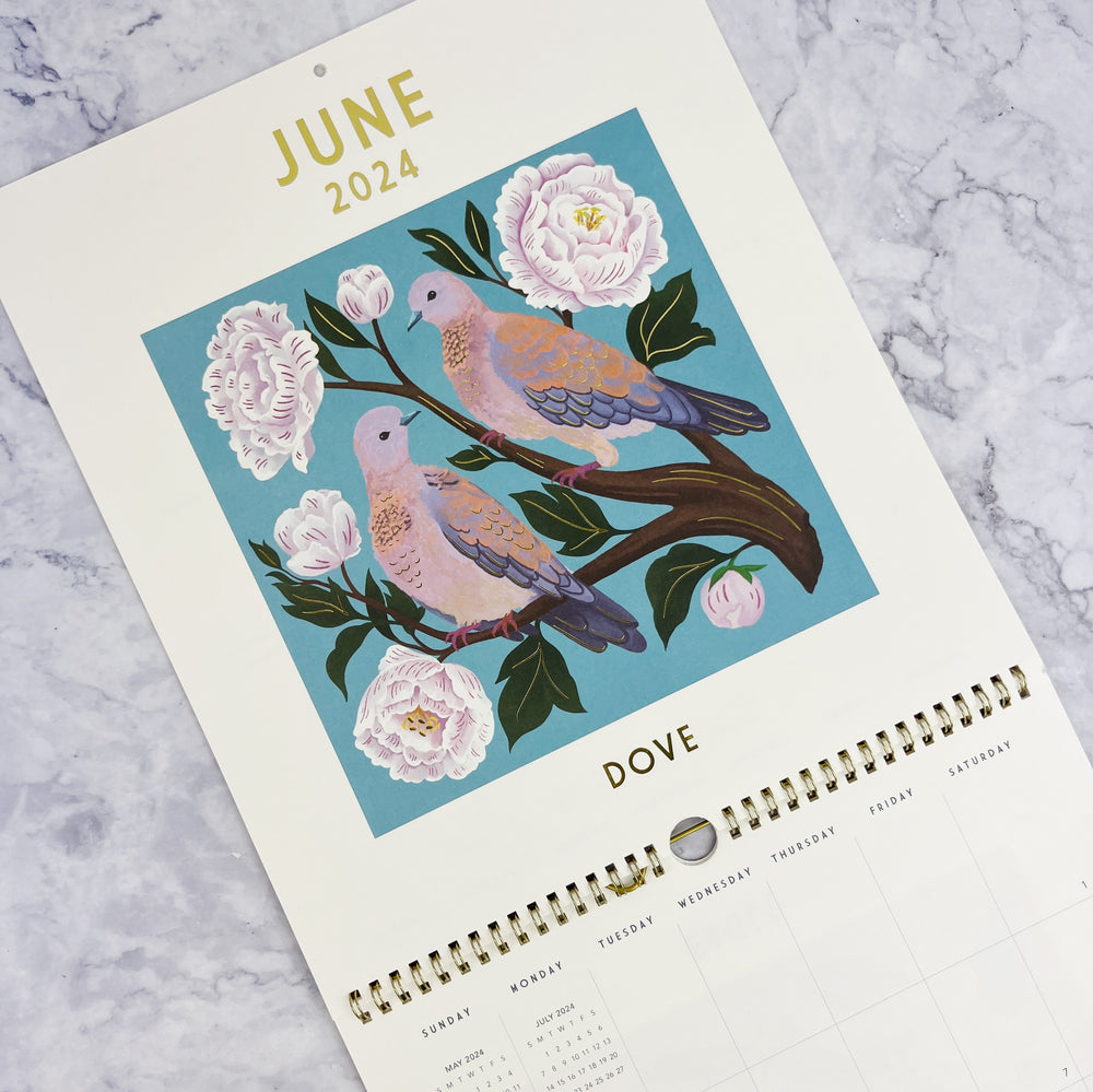 2024 Birth-Month Bird Calendar