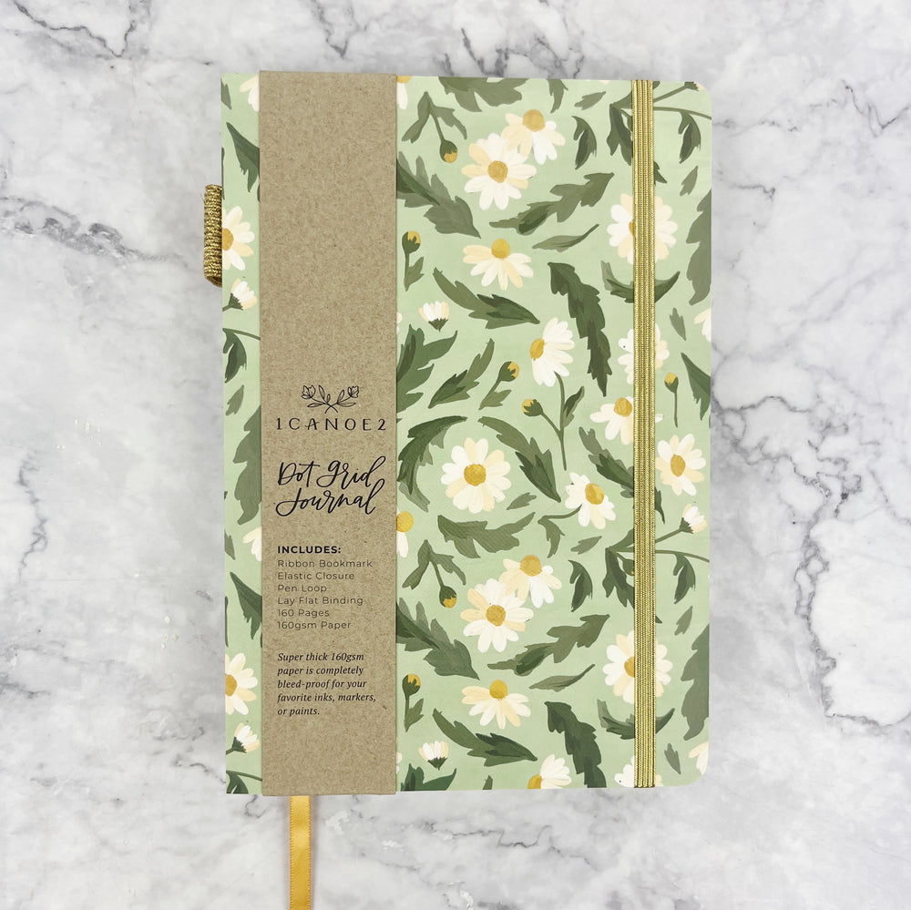 Mint Daisy Journal