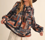 Mixed Patchwork Top