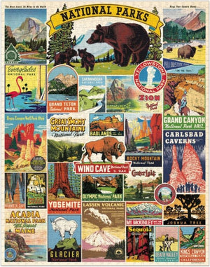 National Parks See America First Vintage-Inspired Puzzle